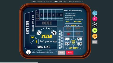 craps strategy simulator.